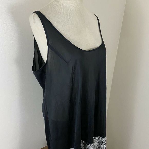 Vtg ILSE M. Midi Flared Dress Animal print Black - Picture 4 of 10